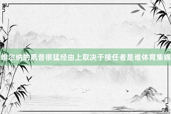 维尔纳的夙昔很猛经由上取决于接任者是谁体育集锦