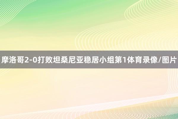 摩洛哥2-0打败坦桑尼亚稳居小组第1体育录像/图片