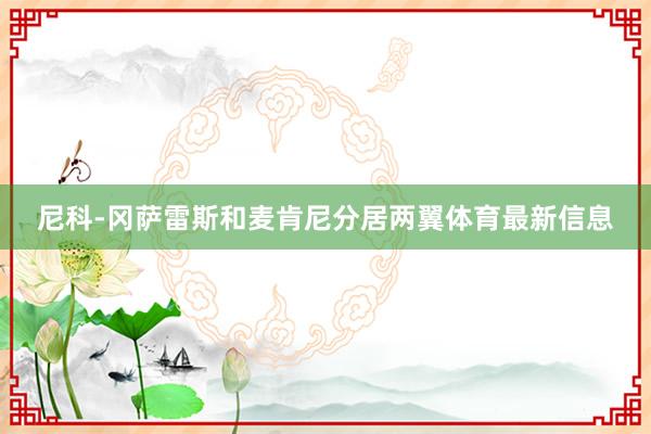 尼科-冈萨雷斯和麦肯尼分居两翼体育最新信息
