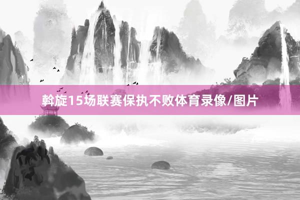 斡旋15场联赛保执不败体育录像/图片