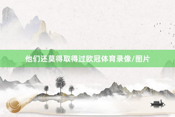 他们还莫得取得过欧冠体育录像/图片