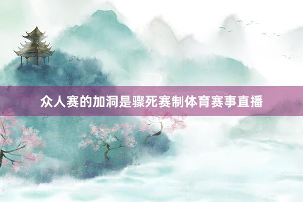 众人赛的加洞是骤死赛制体育赛事直播