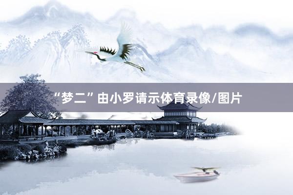 “梦二”由小罗请示体育录像/图片