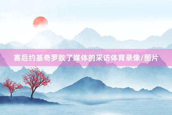 赛后约基奇罗致了媒体的采访体育录像/图片
