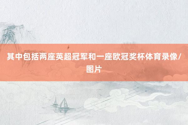 其中包括两座英超冠军和一座欧冠奖杯体育录像/图片