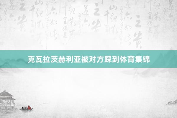 克瓦拉茨赫利亚被对方踩到体育集锦