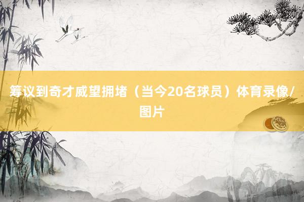 筹议到奇才威望拥堵（当今20名球员）体育录像/图片