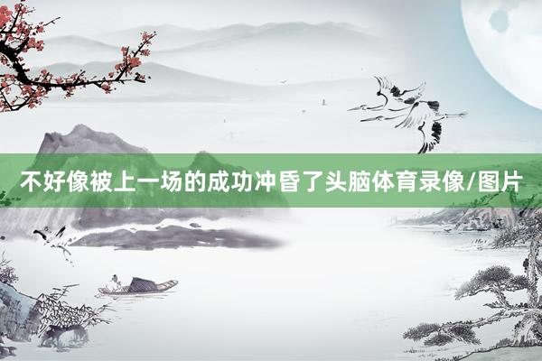 不好像被上一场的成功冲昏了头脑体育录像/图片