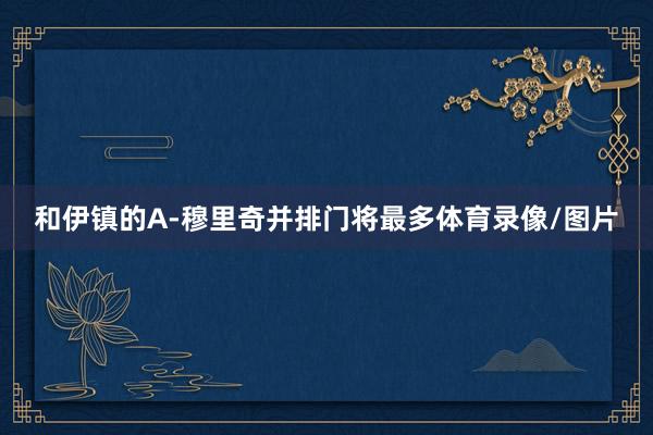 和伊镇的A-穆里奇并排门将最多体育录像/图片