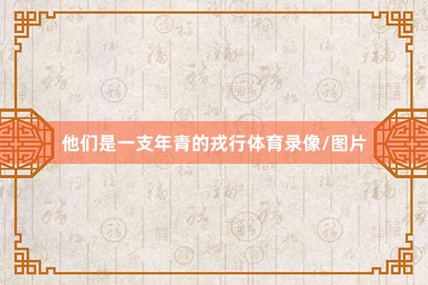 他们是一支年青的戎行体育录像/图片
