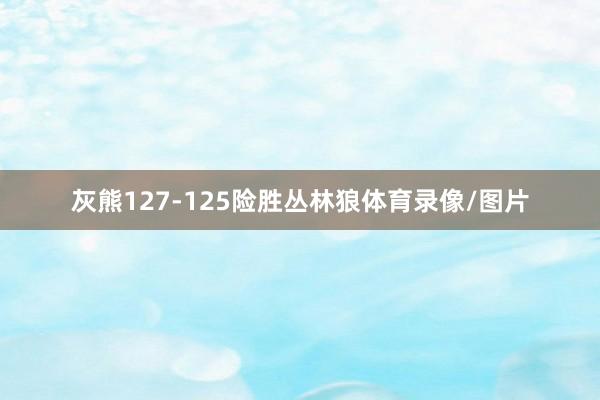 灰熊127-125险胜丛林狼体育录像/图片