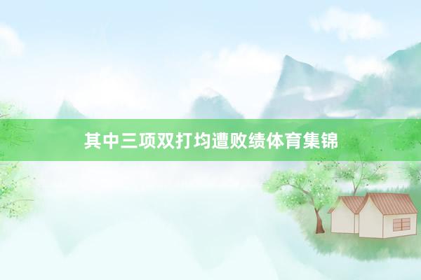 其中三项双打均遭败绩体育集锦