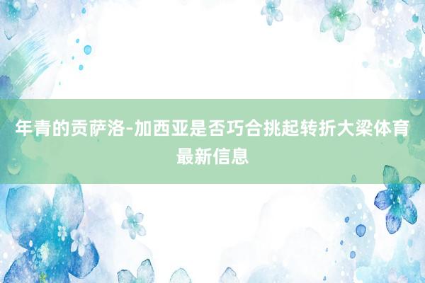 年青的贡萨洛-加西亚是否巧合挑起转折大梁体育最新信息